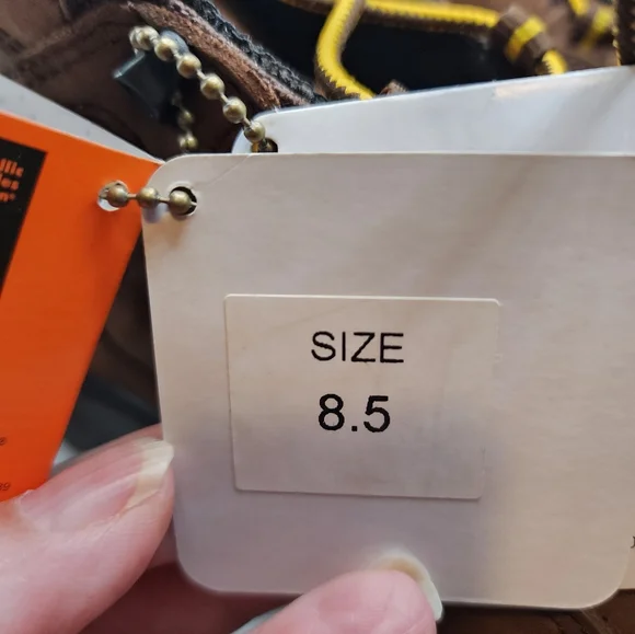 Carhartt Men's Brown Boot Insulated Steel toe 8.5D Leather Slip Resistant NIB - Picture 9 of 16